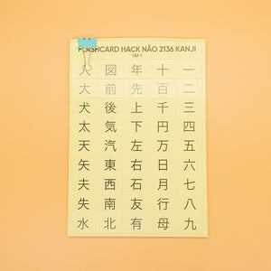 Hack Não 2136 Kanji Tập 1