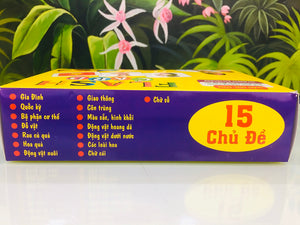 Bộ Thẻ Học Thông Minh Flashcard Song Ngữ Cho Bé