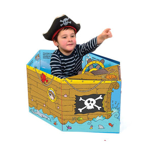 Convertible - Sách Biến Hóa Mô Hình - Pirate Ship - Tàu Cướp Biển