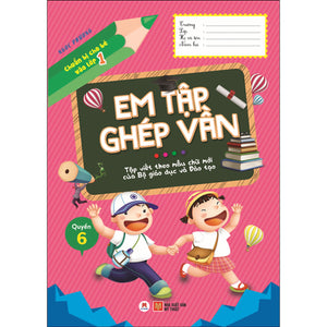 Bé Tập Tô Chữ 8 Quyển