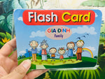 Tải hình ảnh vào trình xem Thư viện, Bộ Thẻ Học Thông Minh Flashcard Song Ngữ Cho Bé

