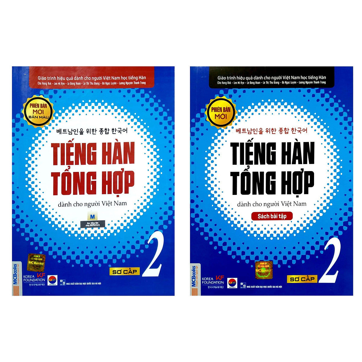 Combo 12 Cuốn Tiếng Hàn Tổng Hợp Dành Cho Người Việt Nam Bản Màu Tập 1,2,3,4,5,6 Kèm Sách Bài Tập